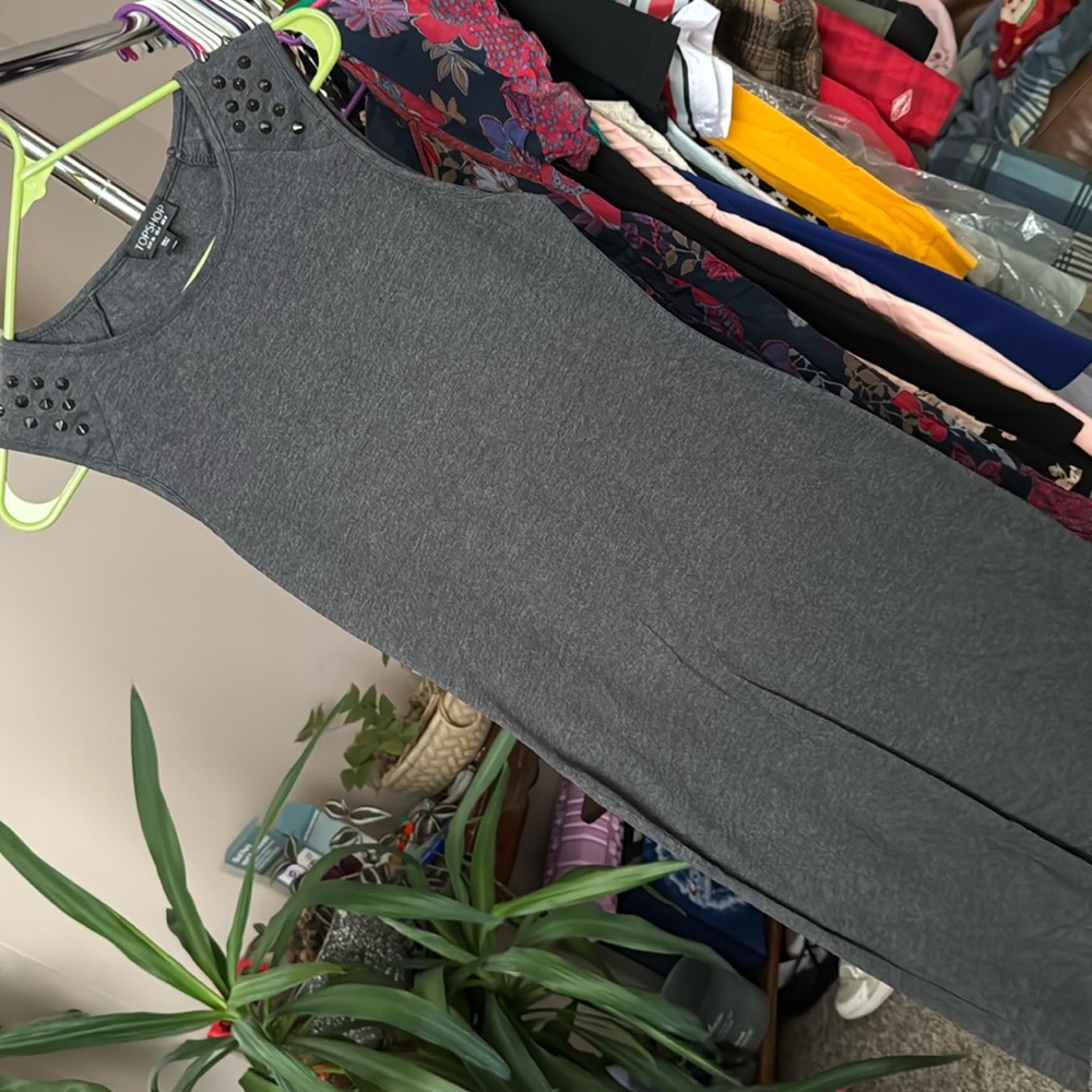 Long gray dress